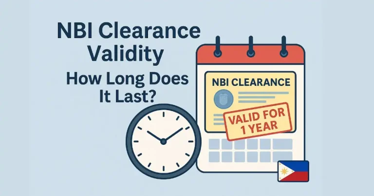 NBI Clearance Validity
